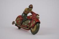 RACING: Technofix Speedway Motorcycle, RN 4, clockwork, made in US Zone Germany