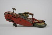 RACING: Technofix Speedway Motorcycle, RN 4, clockwork, made in US Zone Germany - 7