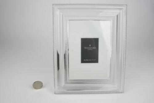 A heavy Waterford Crystal photo frame