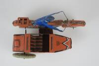 CIVILIAN: SFA Motorcycle & Sidecar made in France 1c970s, lovely tin printing - 5