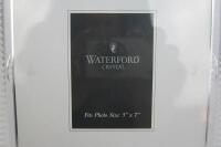 A heavy Waterford Crystal photo frame - 2