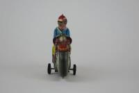 RACING: Racing Motorcycle AMB 701 made in Italy c1960, friction drive, 15 cms long - 3