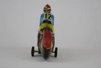 RACING: Racing Motorcycle AMB 701 made in Italy c1960, friction drive, 15 cms long - 4