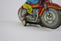 RACING: Racing Motorcycle AMB 701 made in Italy c1960, friction drive, 15 cms long - 5