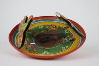 NOVELTY: Spinning Motorcycle Top made by LBZ West Germany 1950s, incomplete missing base. - 3