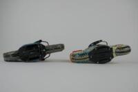 POLICE: Touring bike by Asahi Japan plus Police bike also by Asahi, both friction, 20 cms each & c1960. - 9