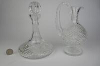 DECANTER: Two Waterford Crystal wine vestals