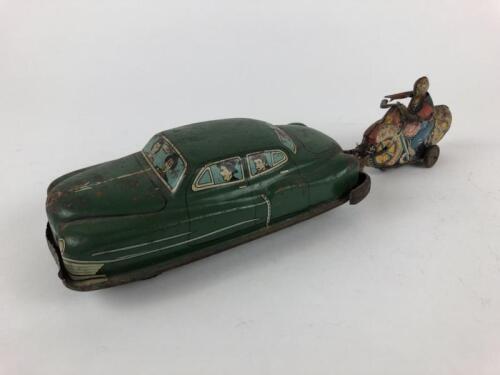POLICE: Police Cycle & Car by TKK Japan, early 1960s.