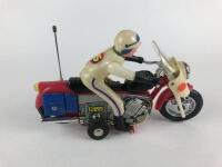 RACING: Chinese boxed motor cycle RN15, registration PE 820, battery operated, mainly plastic c1970s. - 4