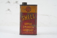 SHELL: A Shell 'Upper Cylinder Lubricant' one imperial pint tin