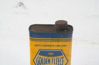 GOLDEN FLEECE: A Golden Fleece Hex logo one imperial pint tin marked 'Supra - Hydraulic Brake Fluid'&nbsp; - 2
