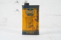 GOLDEN FLEECE: A Golden Fleece Hex logo one imperial pint tin marked 'Supra - Hydraulic Brake Fluid'&nbsp; - 4