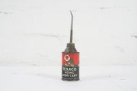 TEXACO: A c1950s Texaco three fluid ounce Home Lubricant oiler, 'The Texas Company U.S.A.'