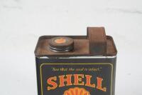 SHELL: A c1980s Shell 'Car Care Kit' in form of an early Shell oil tin - 2