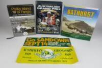 AUSTRALIAN G.P: Three hardcover books relating to racing in Australia (signed Watson)