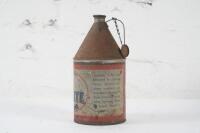 COR: A scarce early Commonwealth Oil Refineries (C.O.R) Coralite lamp kerosene one imperial quart tin - 6