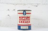 NEPTUNE: A Neptune five pound automotive grease tin&nbsp;