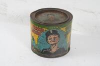 ALLEN'S: A scarce and early Allen's 'Irish Moss Gum Jubes' - 'For Coughs and Colds' tin with great pictorial imagery - 4
