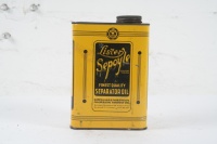 LISTER: A nice Lister Sepoyle Separator Oil quarter gallon tin, featuring Collins St&nbsp;Melbourne address to tin