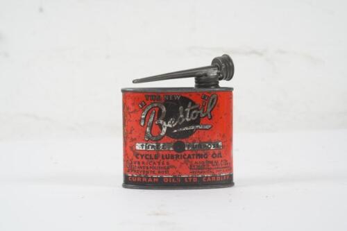 CURRAN OILS: An English 'Bestoil' cycle lubricating oil small handy oiler