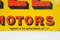 SHELL: An original enamel Shell 'Spirit For Motors' sign by Simpson & Son Ltd Adelaide, 46cm high, 123cm wide - 10