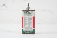 SINCLAIR: A Sinclair four fluid ounce lead top 'Household Oil' oiler - 5