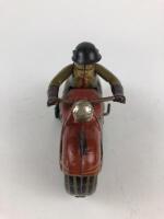 CIVILIAN: Early Japanese bike, clockwork, 13 cms, c1950s plus pre-war bike in poor condition. - 11