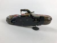 CIVILIAN: Early Japanese bike, clockwork, 13 cms, c1950s plus pre-war bike in poor condition. - 13