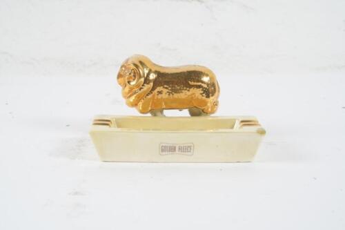 GOLDEN FLEECE: An original ceramic Golden Fleece ashtray
