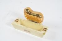 GOLDEN FLEECE: An original ceramic Golden Fleece ashtray - 8