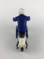 POLICE: Two Police U Turn Motor Cycles, battery operated, made in Japan c1960/70s. - 3