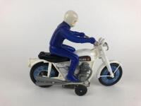 POLICE: Two Police U Turn Motor Cycles, battery operated, made in Japan c1960/70s. - 4