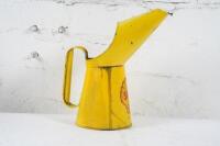 SHELL: A one quart&nbsp;oil jug with Shell logo - 4