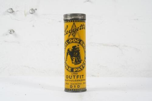 REPAIR KIT: A Leggetts 'Bull Dog Grip' tube repair kit tin