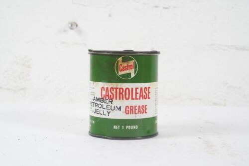 CASTROL: A Castrol one pound Castrolease Grease tin, stamped 'Amber Petroleum Jelly'