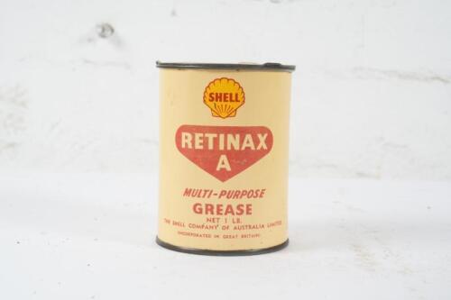 SHELL: A Shell 'Specialised Lubricants' 'Retinax A' Multi-purpose grease one pound tin