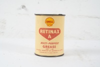 SHELL: A Shell 'Specialised Lubricants' 'Retinax A' Multi-purpose grease one pound tin