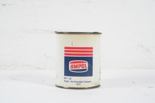 AMPOL: An Ampol one pound grease tin