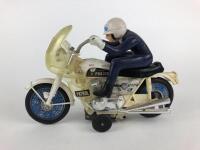 POLICE: Two Police U Turn Motor Cycles, battery operated, made in Japan c1960/70s. - 11