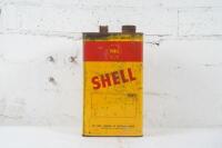 SHELL: A Shell one imperial gallon tin stamped 'Mould Oil' - 5