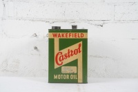 CASTROL: A Castrol Wakefield one imperial gallon motor oil tin