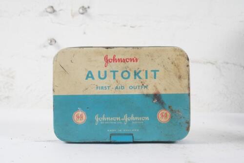 JOHNSON'S: A Johnson & Johnson 'Autokit - First Aid Outfit' tin