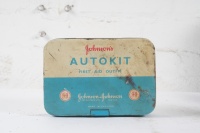 JOHNSON'S: A Johnson & Johnson 'Autokit - First Aid Outfit' tin&nbsp;