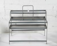 RACK: A reproduction ten bottle rack, as used by Golden Fleece, Shell and others - 2