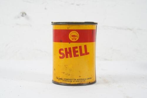 SHELL: A five pound Shell grease tin stamped 'Petroleum Jelly'
