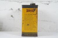 GOLDEN FLEECE: A Golden Fleece H.C.Sleigh Limited 'Multi-compounded Motor Oil' one imperial gallon tin - 4