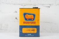 GOLDEN FLEECE: A Golden Fleece one gallon tin stamped 'Flour Oil No.2A'&nbsp; - 2