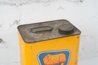 GOLDEN FLEECE: A Golden Fleece one gallon tin stamped 'Flour Oil No.2A'&nbsp; - 3