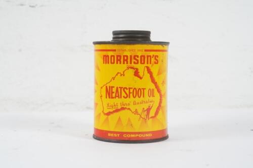 MORRISON'S: A Morrison's 'Neatsfoot Oil' one pint tin