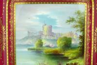 MINTON: A large Minton platter featuring Windsor Castle - 3